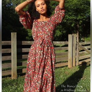 Christy Dawn Wildflower Meadow Bianca Dress Medium